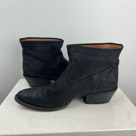 Mezcalero Snakeskin Leather Western Southwestern Made in Mexico Boots - Picture 6 of 12